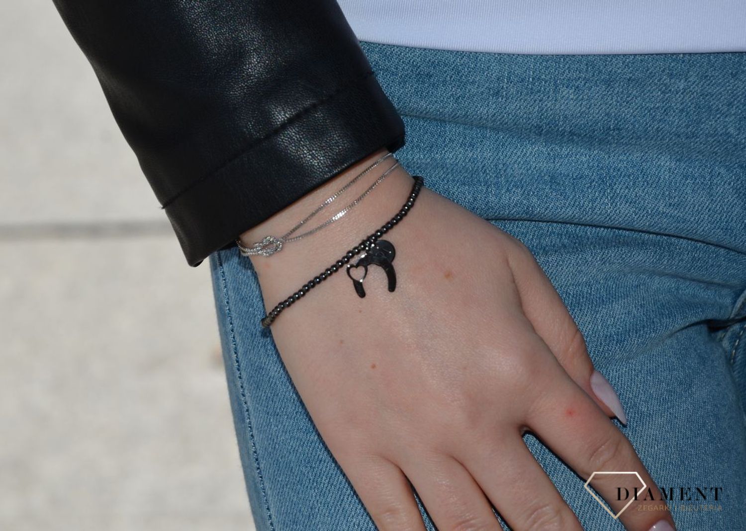 Bransoletka srebrna kółeczka z podkową Dall'Acqua✓Bransoletka srebrna w Sklepie z Biżuterią zegarki-diament.pl✓Piękna i Elegancka Bransoletka dla Kobiet✓Prawdziwe Srebro✓Darmowa wysyłka✓11.jpg